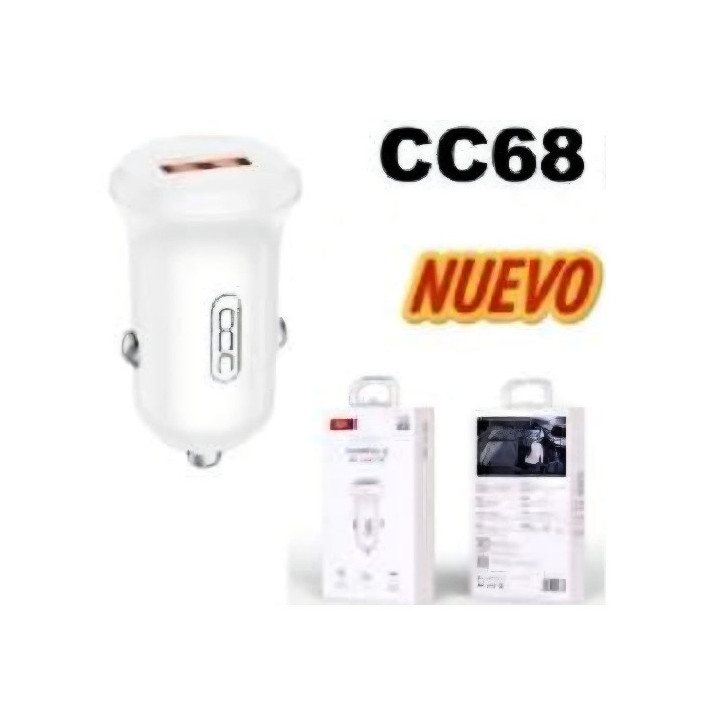 CC68 cargador para auto universal 19W